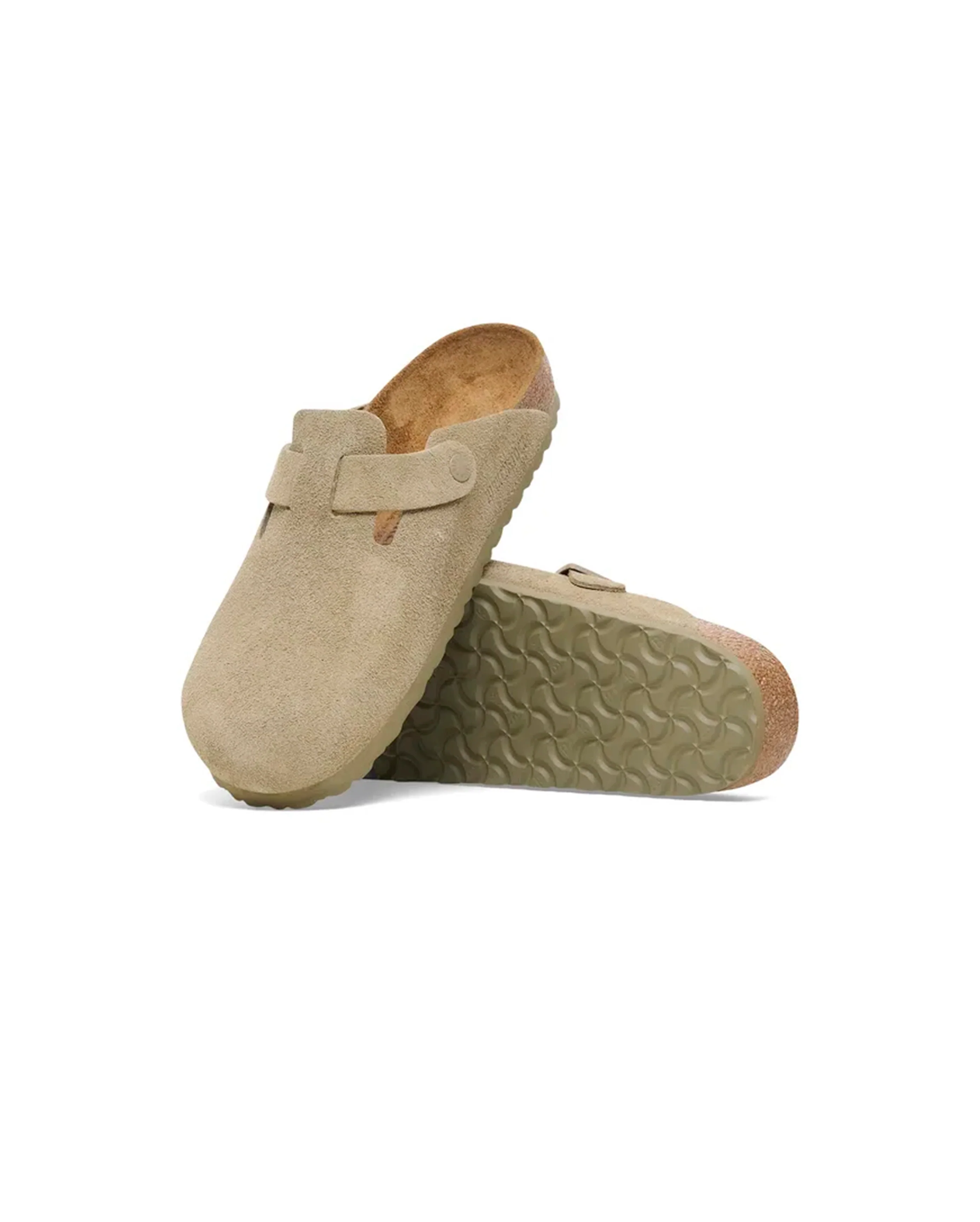 Boston Suede Leather Faded Khaki - Image 6
