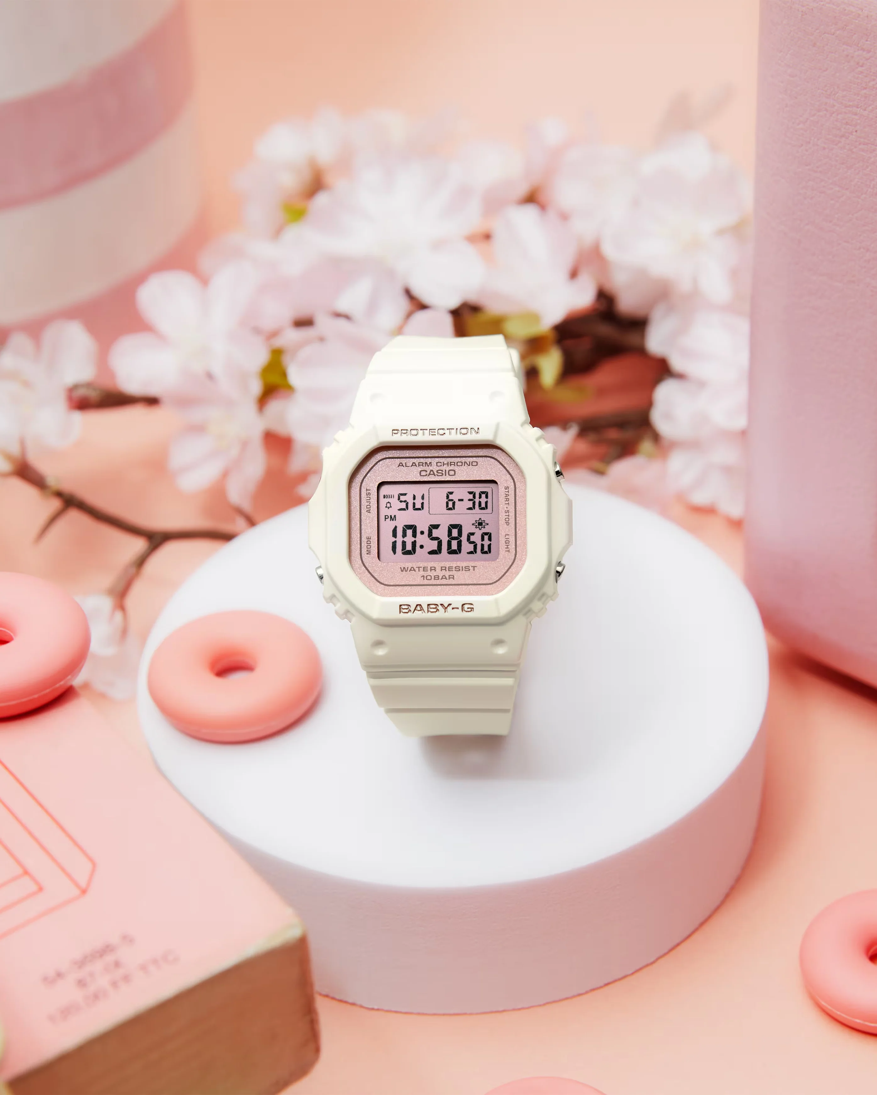 Baby-G BGD-565SC Pink White - Image 3